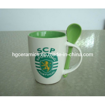 Promotional Spoon Mug, Decal Printed Spoon Mug